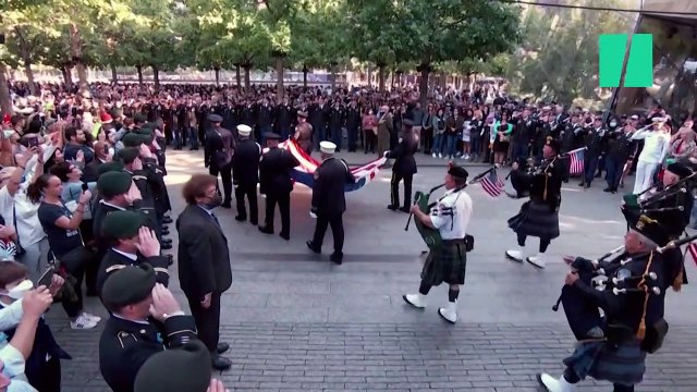 11-septembre 2001: les images émouvantes du recueillement à New York, 20 ans après l'attentat