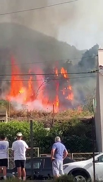 Declarado un conato de incendio en La Orotava