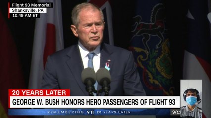 Watch: George W. Bush speaks at memorial for Flight 93 HEROES who ‘defeated the designs of evil’