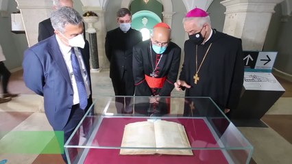 Il codice di Montecassino della Divina Commedia esposto in anteprima mondiale
