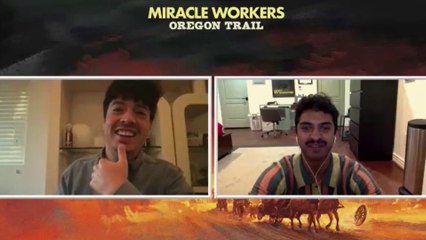 IR Interview: Jon Bass & Karan Soni For "Miracle Workers - Oregon Trail" [TBS]