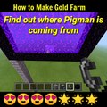 How to Make Gold Farm in Minecraft _ Gold Farm Tutorial