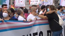 Multitudinaria concentración en Madrid contra el aumento de las agresiones homófobas