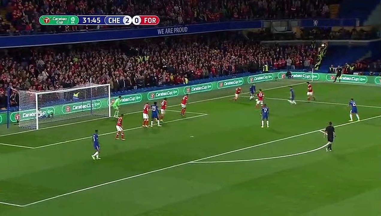 Eden Hazard vs Nottingham Forest (Home) EFL Cup 17-18