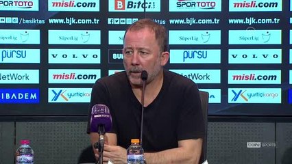 Beşiktaş-Yeni Malatyaspor maçının ardından - Sergen Yalçın (1)