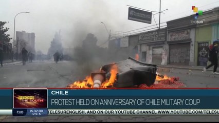 FTS 04:30 11:09: Protest held anniversary of Chile military coup