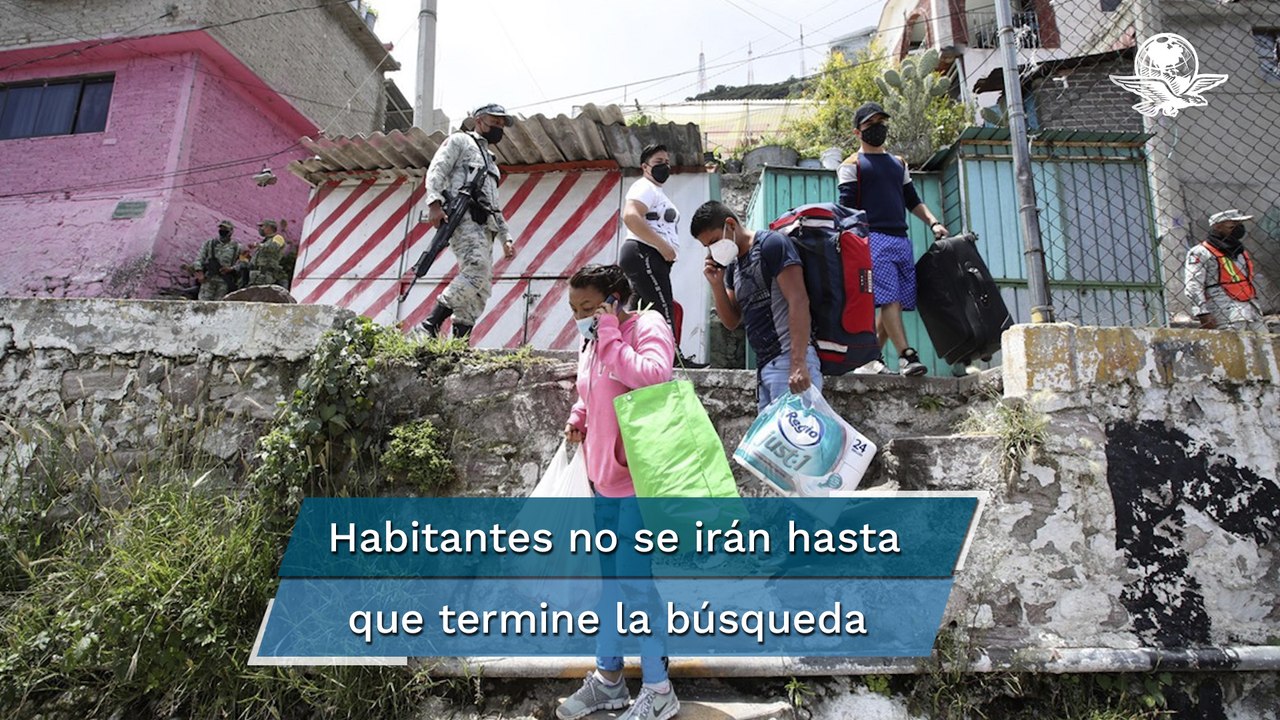 En la incertidumbre, familias evacuadas tras el deslave del cerro del Chiquihuite