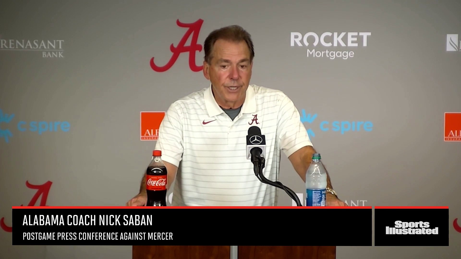 Nick Saban Press Conference Post-Mercer - video Dailymotion
