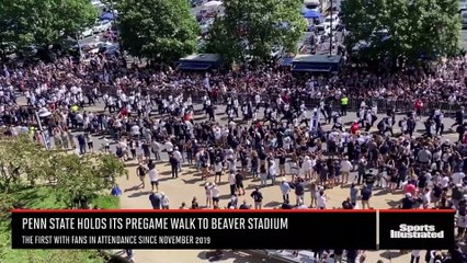 Fans return to Penn State's Beaver Stadium