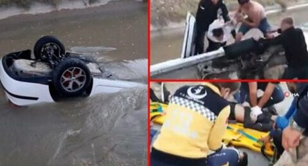 Kaza sonrası can pazarı! İki genç için zamanla yarıştılar