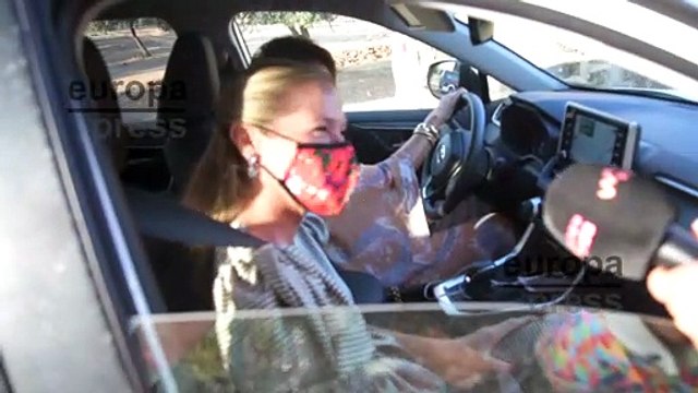 Fiona Ferrer, gran amiga de Paloma Cuevas ha querido acompañarla en este día tan especial