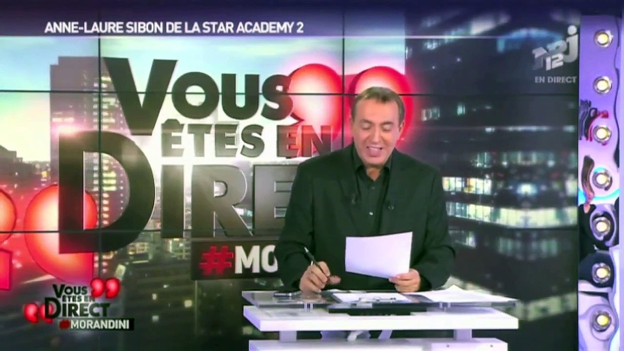Anne Laure Sibon invitée de Jean-Marc Morandini sur NRJ12 dans 'Vous êtes en direct"
