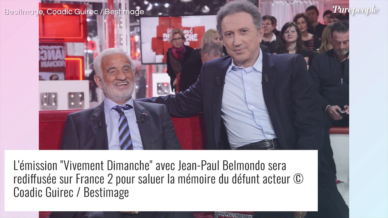 Jean-Paul Belmondo : Pour saluer sa mémoire, Michel Drucker fait revivre son Vivement Dimanche