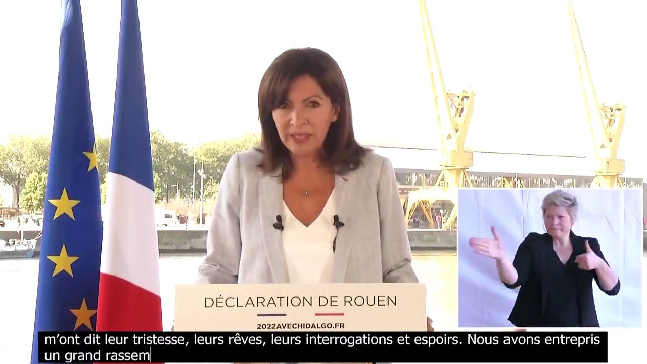 Regardez Anne Hidalgo qui annonce sa candidature à la Présidentielle : "Je veux par mettre fin au mépris, à l’arrogance, à la condescendance de ceux qui connaissent si mal nos vies"
