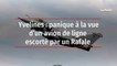 Yvelines : panique à la vue d’un avion de ligne escorté par un Rafale