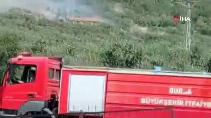 Bursa’da hastane yakınında yangın çıktı