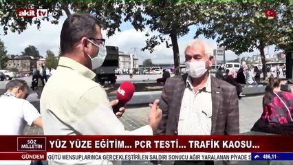 Yüz yüze eğitim , PCR testi ve İstanbul'un trafik sorunu