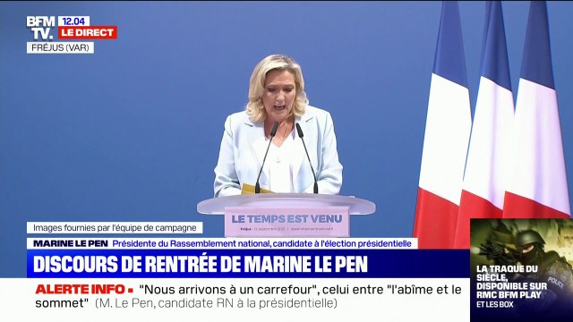 Marine Le Pen: Comme je l'avais annoncé au congrès de Perpignan, j'ai pris la décision de quitter la présidence du Rassemblement national
