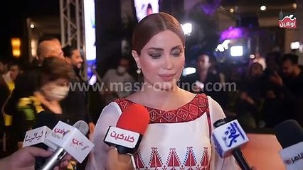 أول رد من نسرين طافش علي الانتقادات بخصوص لهجتها في مسلسل المداح