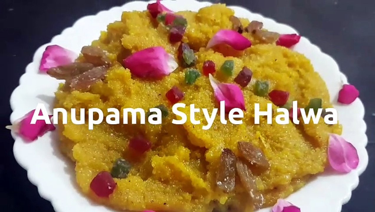Anupama Style Halwa I Anupama Episode Halwa Recipe I Anupama Serial ka Halwa I semolina Pudding by Safina Kitchen