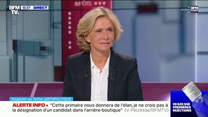 Pour Valérie Pécresse, le scénario d'une présence d'Éric Zemmour au second tour "est totalement irréel, il n'arrivera jamais"
