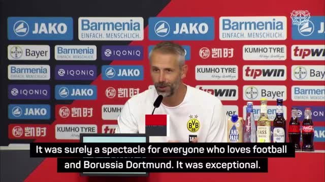 Leverkusen-Dortmund thriller 'a spectacle' for football lovers - Rose