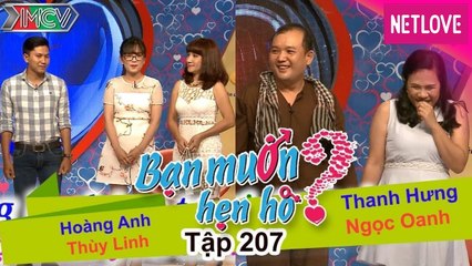 Bạn Muốn Hẹn Hò - Tập 207: Cặp đôi không bấm nút vì đều thấy hỏng hợp nhau gì hết làm bạn tốt hơn