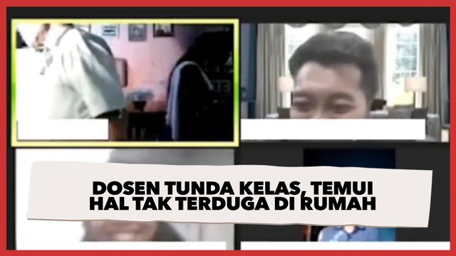 Ngajar Kelas Online, Dosen Tunda Kelas Karena Menemui Hal Tak Terduga di Rumahnya