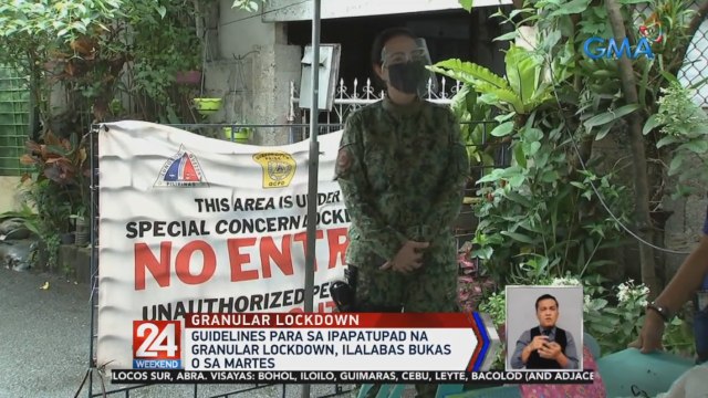 Granular lockdown na ipapatupad, hindi na raw ia-anunsiyo | 24 Oras Weekend