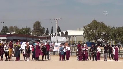 ÇANAKKALE - Biga'nın kurtuluşunun 99. yıl dönümü etkinlikleri okçuluk festivaliyle devam etti