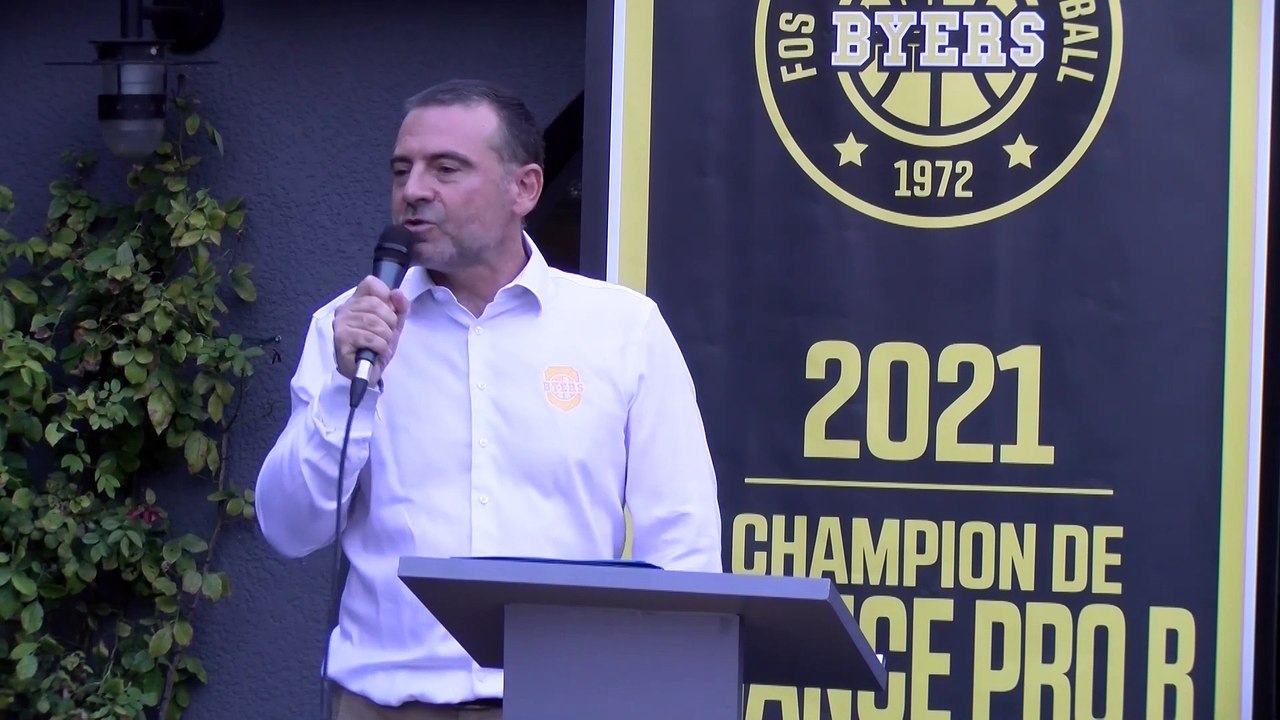 Extrait du discours de William Raffa lors de la soirée de présentation de Fos Provence Basket