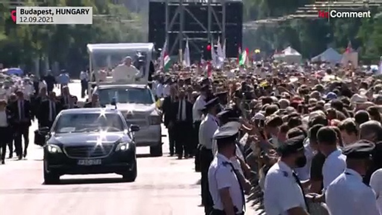 Pope Francis meets Hungarian Prime Minister Viktor Orbán before mass