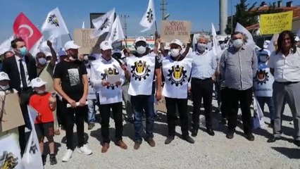 BALIKESİR - Öz Gıda İş Sendikası, iflası kabul edilen Yörsan'la ilgili taleplerini duyurdu