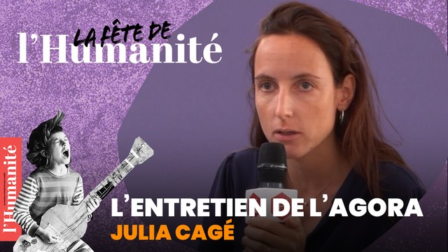 Julia Cagé à la Fête de l'Humanité : « Les actionnaires ont un rôle majeur dans la droitisation des médias »