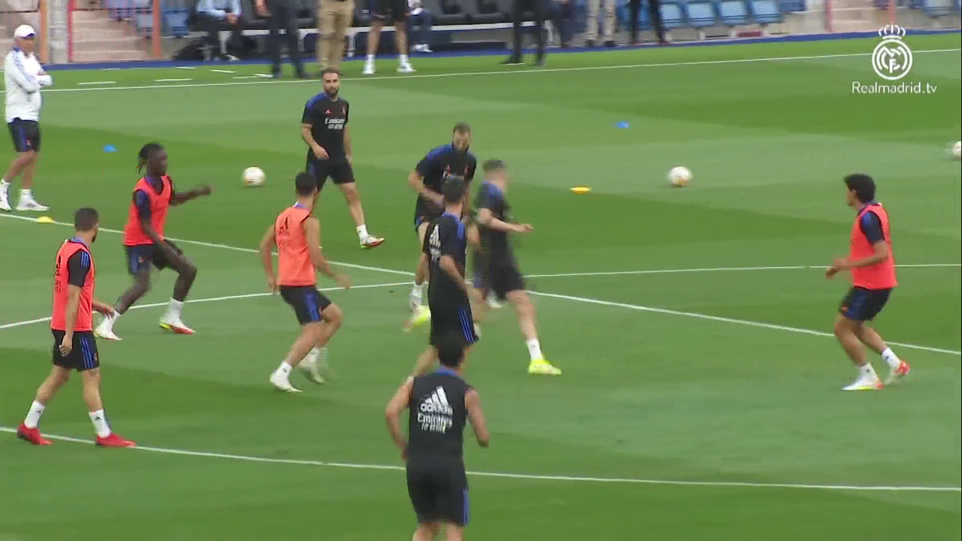 Real Madrid training at Bernabéu