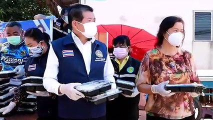 “นิพนธ์”ร่วม”ครัวสรรเพชร”แจกข้าวช่วยคนสงขลาแล้ว 200,000 กล่อง