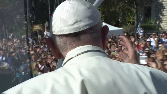 El papa Francisco se encuentra con los líderes cristianos en Bratislava
