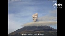 Mexique : en éruption, le Popocatepetl crache cendres et gaz volcaniques