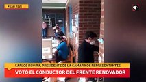 Votó el conductor del Frente Renovador