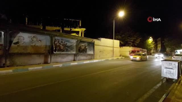 İtfaiye ekipleri yangına 3 metrelik duvara tırmanarak müdahale ettiler