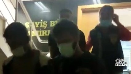 Yedek lastik hırsızları kamerada