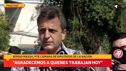 Agradecemos a la gente que está trabajando hoy