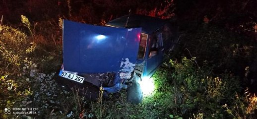 Sinop'ta trafik kazası: 1 yaralı