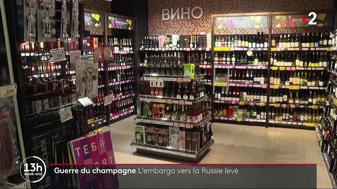 Champagne : la France reprend ses exportations vers la Russie