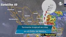 Se forma la tormenta tropical Nicholas en el Golfo de México: Conagua
