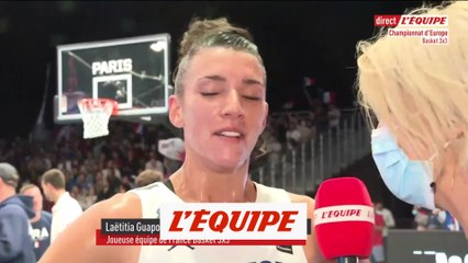 Guapo : «Cette victoire fait du bien» - Basket 3x3 - ChE (F)