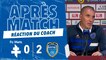 FC Metz 0-2 ESTAC | Réaction de Laurent Batlles