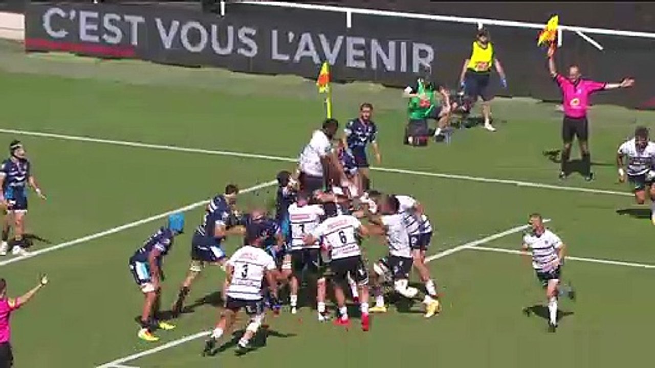 TOP 14 - Essai de Peniami NARISIA (CAB) - Montpellier Hérault Rugby - CA Brive - J02 - Saison 2021/2022