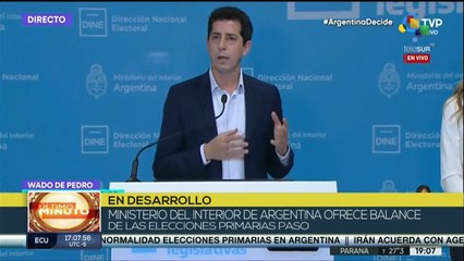 Ministerio del Interior ofrece balance de las elecciones primarias