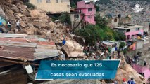 Cerca de 200 personas se oponen a evacuar zona de riesgo del Cerro del Chiquihuite